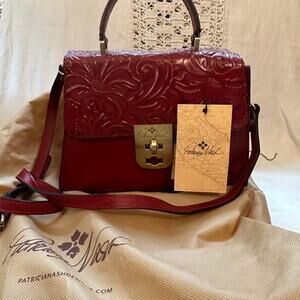 Patricia Nash Chauny Ruby Red Crossbody